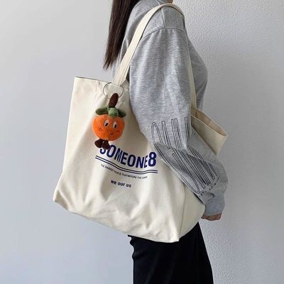 맞춤 로고 용납되는 두 개의 손잡이 목화 토트 가방 서양 스타일 테니스 라켓