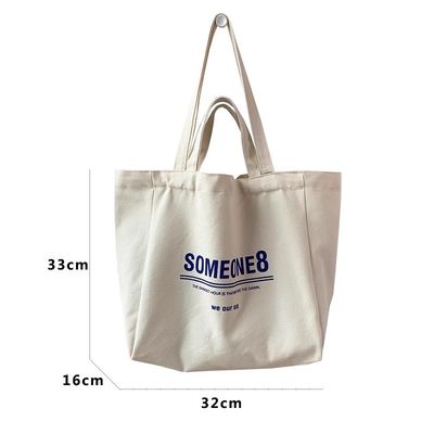 맞춤 로고 용납되는 두 개의 손잡이 목화 토트 가방 서양 스타일 테니스 라켓
