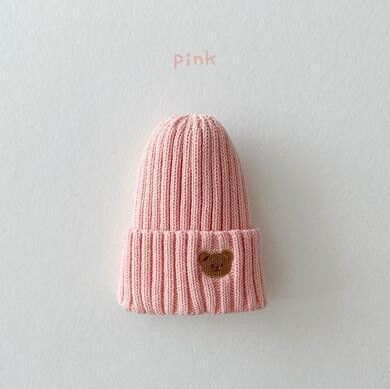 가을 겨울 어린이 튼튼한 색상 넥타이 모자 어린이 소녀 소년 10x9.5cm 모자