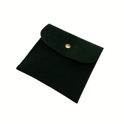 맞춤  Velvet Suede 가죽 봉투 목걸이 반지 귀걸이 팔찌