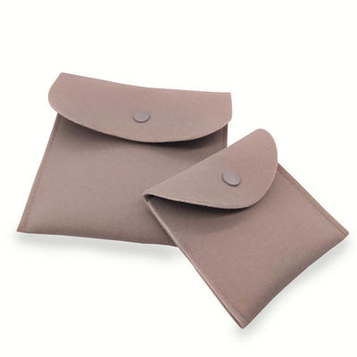 맞춤  Velvet Suede 가죽 봉투 목걸이 반지 귀걸이 팔찌
