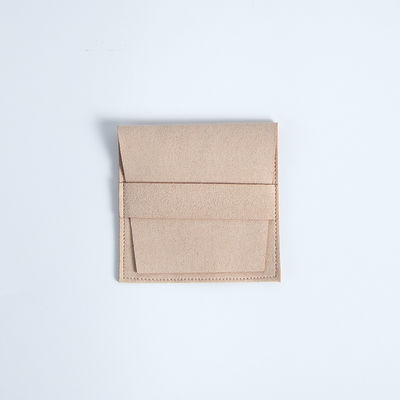 사용자 지정 로고 허용 6.2*6.2cm 다채색 벨벳 플립 커버 패션 목걸이 보석 보관 가방