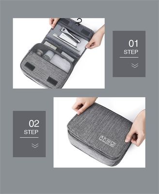 지퍼 닫기 여행 방수 남성 화장품 보관 가방 가동 중 스타일리시 남성