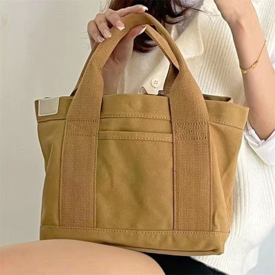 쇼핑 캔버스 식료품 로프 핸들 및 다른 패턴 유형과 함께 토트 가방