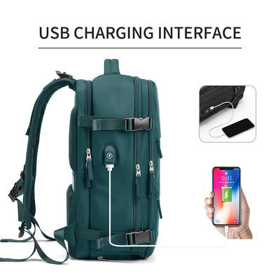 방수 안티 도둑질 맞춤 나일론 폴리에스터 여행 가방 노트북 비즈니스 하이킹 배낭 USB 충전 포트
