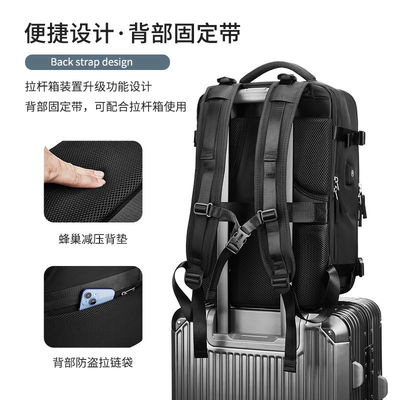 방수 안티 도둑질 맞춤 나일론 폴리에스터 여행 가방 노트북 비즈니스 하이킹 배낭 USB 충전 포트