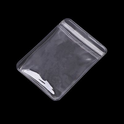 사용자 지정 지프 잠금 보석 포장 가방 PVC 맑은 미니 지퍼 포스 재사용 로고