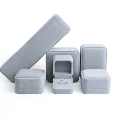 구매자 사용자 지정 로고 반지 Pendant 팔찌 벨벳 보석 상자 보석 조직기 선물 상자