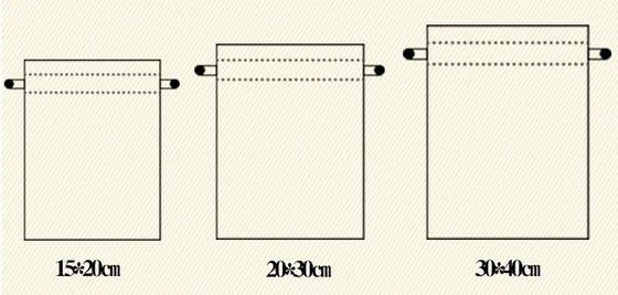보석 및 디지털 제품 저장용 방수 맞춤 로고 인쇄 린 드래그 스트링 가방