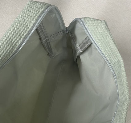 맞춤 로고 용납 부드러운 와플 인쇄 미용 가방 신부들의 메이크업 및 선물