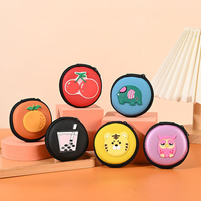 패턴 유형 다른 원형 2d 3d 동전 USB 라인 귀 전화 PVC 에바 조직 가방