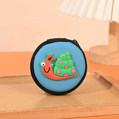 패턴 유형 다른 원형 2d 3d 동전 USB 라인 귀 전화 PVC 에바 조직 가방
