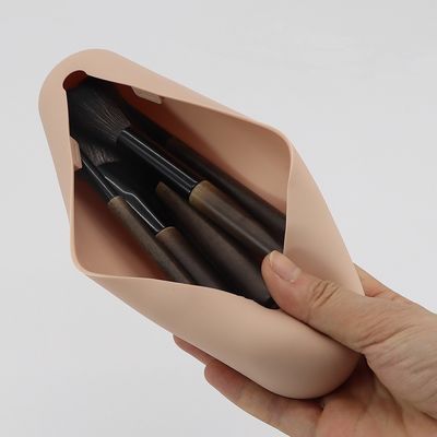 패션 스타일 화장품 보관용 휴대용 실리콘 메이크업 브러쉬 가방