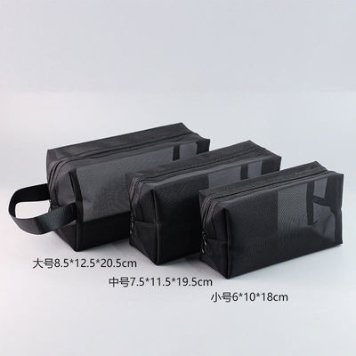 투명 망원경 화장품 가방 비즈니스 여행용 휴대용 세탁 샤워 화장품 가방
