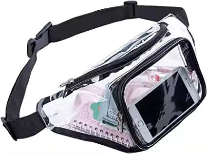 맞춤형 야외 방수 PVC 맑은 팬니 팩 OEM/ODM 이동 중인 남녀를 위해 완벽