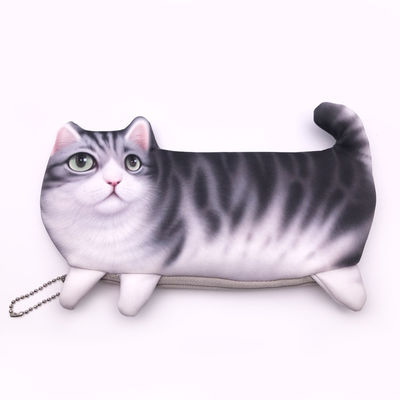짧은 만화 3d 고양이 지갑 2022 귀여운 동물 동전 가방 어린이 필요