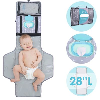 아기 기저귀 가방 맞춤형 색상 패션 기저귀 가방 입체 패턴과 함께 Nappy 젖은 가방