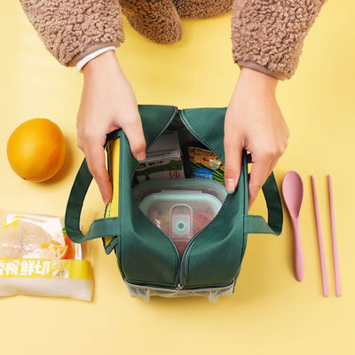 아이용 단열 가방 휴대용 손잡이 귀여운 점심 상자 가방 OEM/ODM 허용