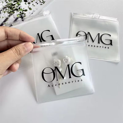 투명한 사용자 지정 로고 플라스틱 Ziplock 보석 가방