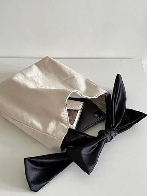 폴리에스테르 배열 친환경 재활용 블랙 핸들 사용자 지정 로고 인쇄 쇼핑 토트 가방