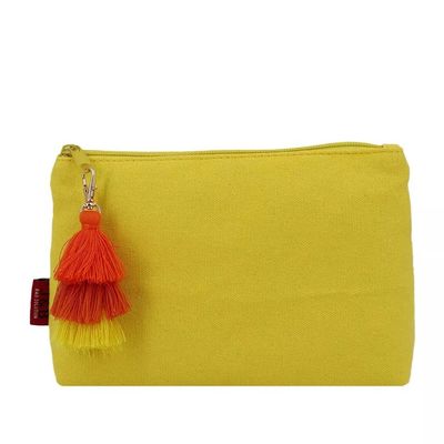뷰티 솜 여성 메이크업 여행 가방 Zipper 폐쇄 및 Tassel 사용자 지정 로고