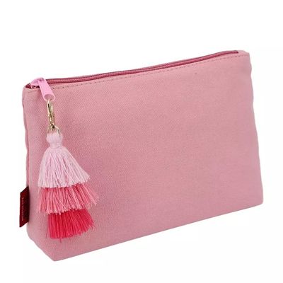 뷰티 솜 여성 메이크업 여행 가방 Zipper 폐쇄 및 Tassel 사용자 지정 로고