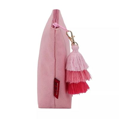 뷰티 솜 여성 메이크업 여행 가방 Zipper 폐쇄 및 Tassel 사용자 지정 로고