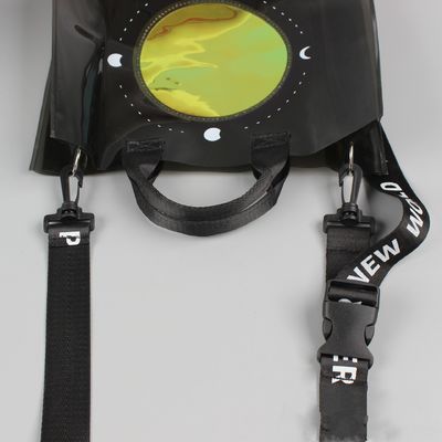유행적이고 명확한 쇼핑 필요를 위해 맞춤형 컬러 PVC 토트 가방