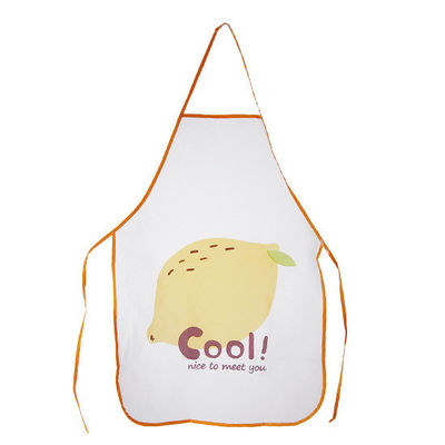 Custom LOGO Printed Kitchen Apron with Customized Color and Waterproof PE Fabric (특정 색상과 방수 PE 가재와 함께)