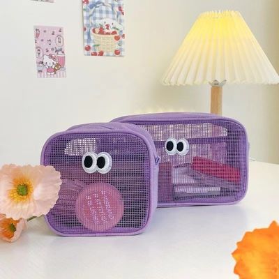 여행용 화장품용 편리하고 내구성 있는 재활용 폴리에스터 젤 3D 저장 가방