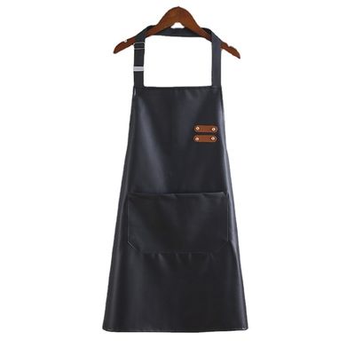 사용자 지정 로고 방수 가죽 긴 비브 가발 부엌 BBQ 바텐더 유니폼 유형