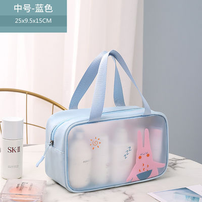 3pcs 맑은 화장품 가방 개인 맞춤 여행 가방 편지 패턴 타입