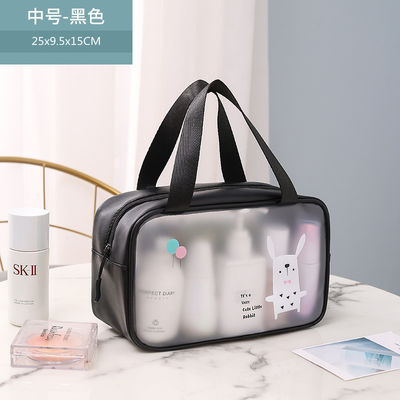 3pcs 맑은 화장품 가방 개인 맞춤 여행 가방 편지 패턴 타입