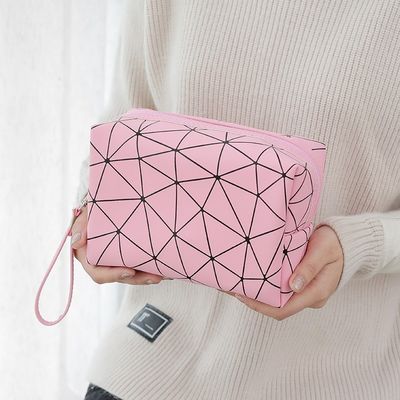 사용자 지정 디자인 PU 가죽 개인 레이블 메이크업 가방 화장품 가방 메이크업 작은 주문