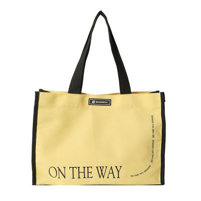 오픈 클로저 타입 Heavy Duty Cotton Shopping Bag with Customized Color Canvas Tote Bag