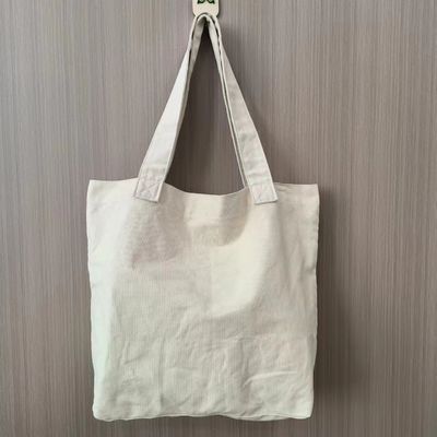 캔버스 쇼핑백 로고로 일반 맞춤식 수블리메이션 빈크 백색 폴리에스터 토트백