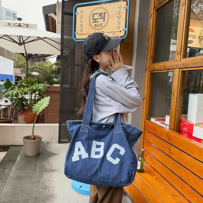 사용자 지정 인쇄 젠임 직물 해변 가방 소프트 루프 스타일 및 OEM / ODM 수용