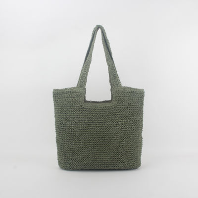 OEM/ODM Summer Raffia Straw Tote Bag for Recycled Beach Bag 용납 가능한 하계 라피아 빨대 바지
