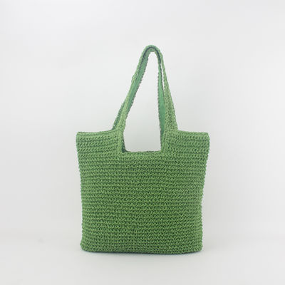 OEM/ODM Summer Raffia Straw Tote Bag for Recycled Beach Bag 용납 가능한 하계 라피아 빨대 바지
