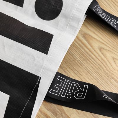 맞춤형 로고 인쇄 해변 여행 연구 홍보용 PP 직물 토트 가방