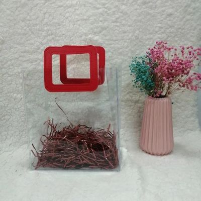 오픈 클로저 커스텀 맑은 PVC 선물 아이리즈 센트 토트 화장품 가방