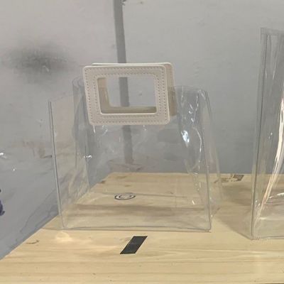 오픈 클로저 커스텀 맑은 PVC 선물 아이리즈 센트 토트 화장품 가방