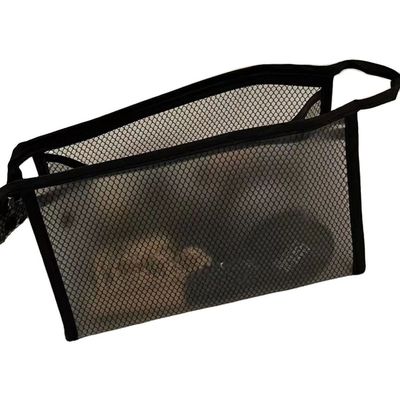핸들 스타일 방수 투명 나일론  Mesh 사용자 지정 로고 큰 메이크업 화장품 가방