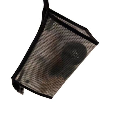 핸들 스타일 방수 투명 나일론  Mesh 사용자 지정 로고 큰 메이크업 화장품 가방