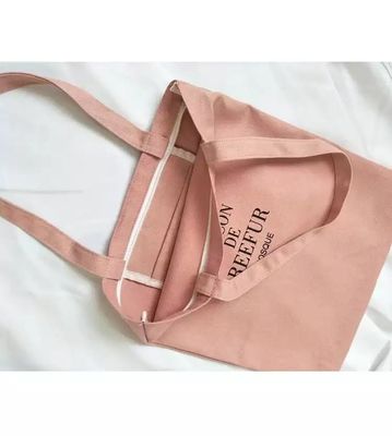 일상 생활 학교 생활 중형 유기 목화 캔버스 토트 가방 재사용 쇼핑