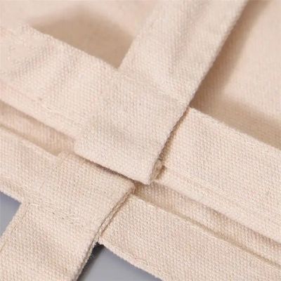 맞춤형 디자인 자연 색상 100% 목화 캔버스 토트 가방 에코 쇼핑을 위해 지퍼