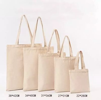 재사용 가능한 캔버스 토트 가방 지속가능하고 친환경적인 브랜드의 맞춤 선물