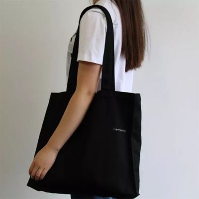 용납 OEM/ODM 맞춤형 편지 패턴 식료품 쇼핑을위한 캔버스 직물 토트 가방