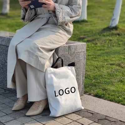 재사용 할 수 있는 쇼핑 솜 토트 가방 사용자 지정 인쇄 로고와 맞춤 캔버스 가방