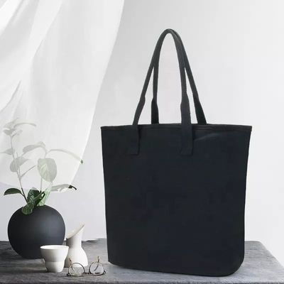 화이트 비치 쇼핑 토트 가방 목화 랩 핸들 및 사용자 지정 인쇄 로고